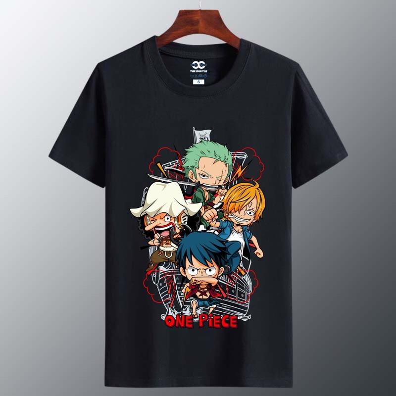Product Introduction of Kaos Tshirt Distro Tema Anime one piece CA1 Kualitas Katun Combed Distro Baju Digital 1