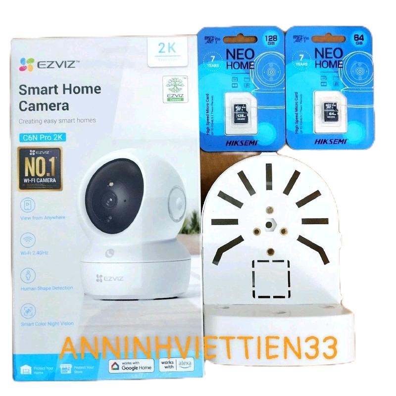 (flash sale) Camera EZVIZ C6N pro 2k 3mp, C6N ,C6N pro 2K 3mp, Quay Quét 360, Đàm Thoại 2 Chiều camera  control ezviz  camera
