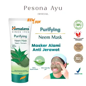 HIMALAYA Purifying Neem Face Mask 100ml | 50ml - Masker Wajah Untuk Jerawat Acne Skincare