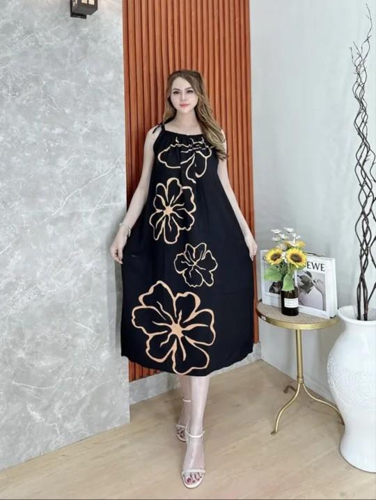 Product Introduction of daster yukensi bunga Rayon Motif Dewasa Panjang 3