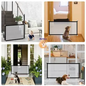 (The Ham's) Magic Gate Pintu Jaring Penghalang Pagar Kandang Kucing Anjing Pembatas