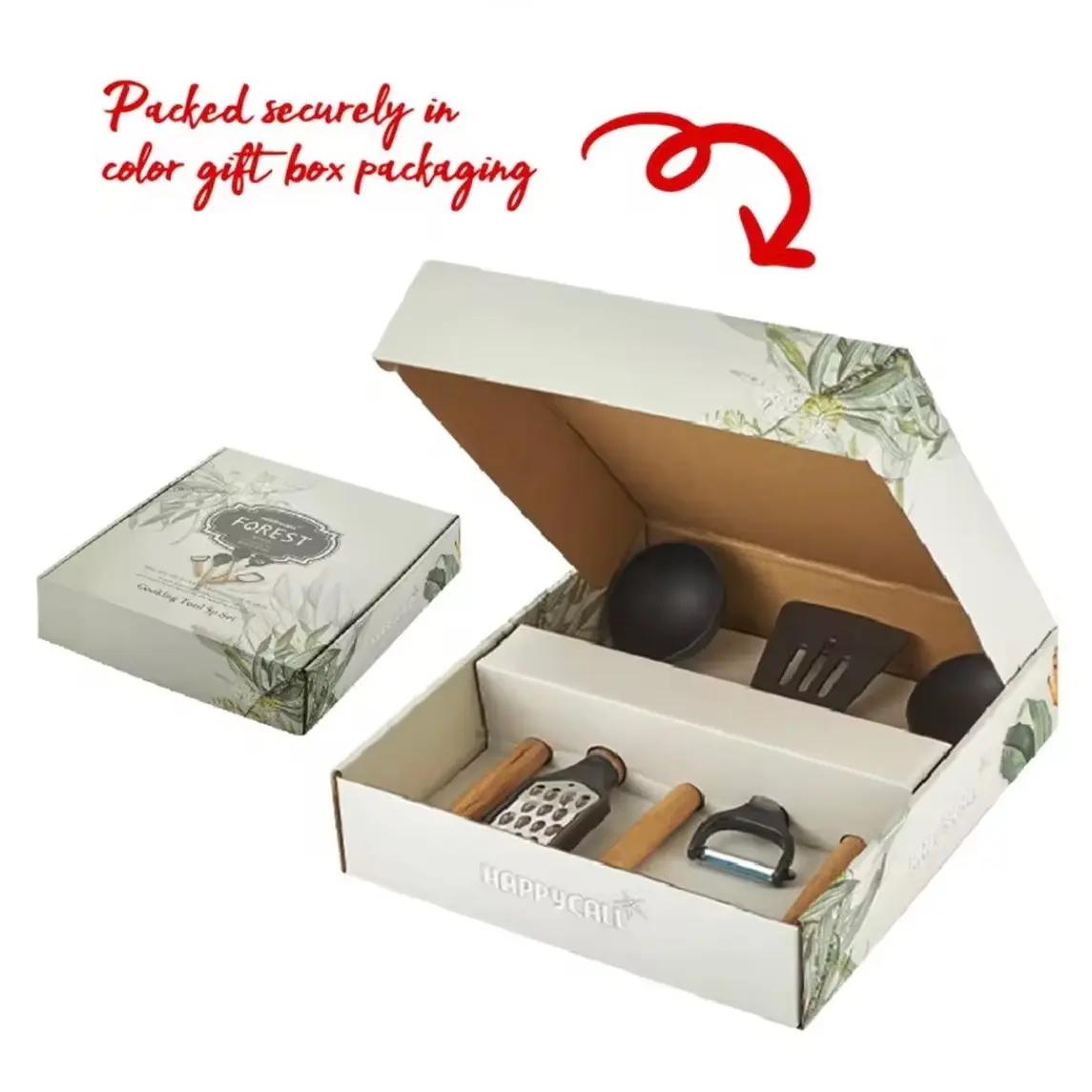 Happycall Forest Wood 5 pc Cooking tools