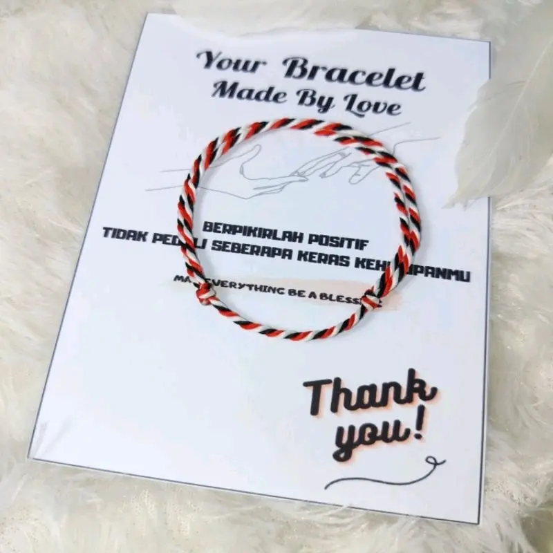 Gelang Tridatu Bali/Telon Jawa Tolak Bala Bracelets
