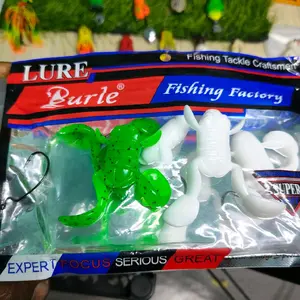 KODOK BERKAKI 7CM 5,5CM DAN 3,7CM WALKING FROG PLUS HOOK UMPAN CASTING GABUS DAN TOMAN