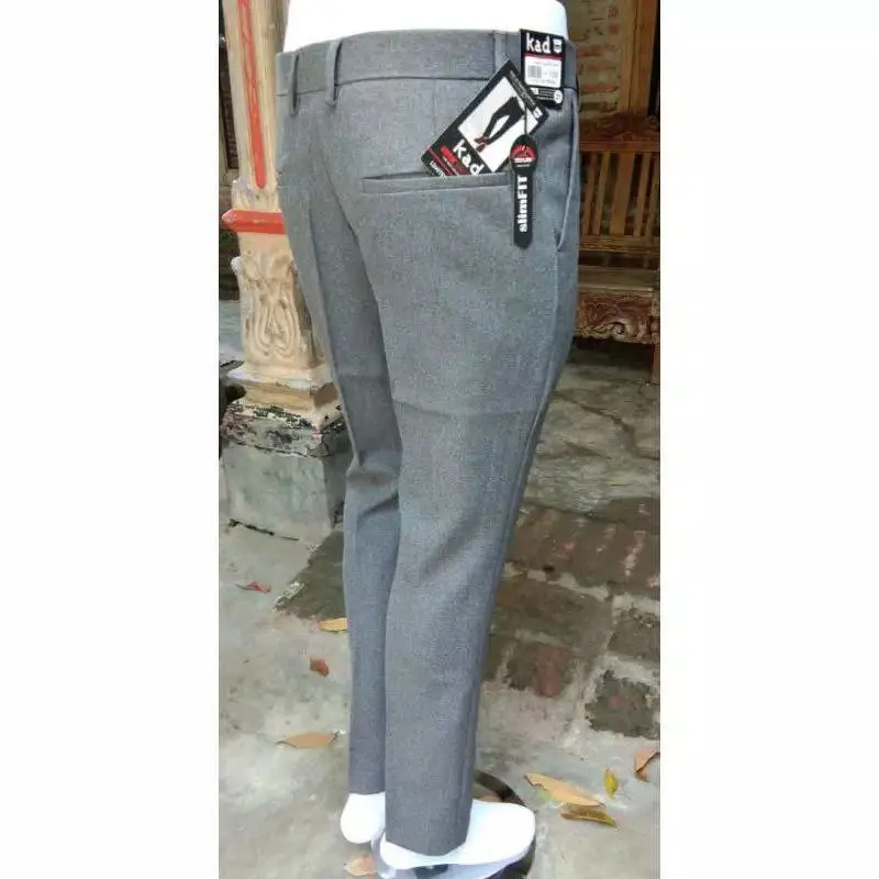 CELANA KANTOR FORMAL PRIA | KERJA | KOREAN FORMAL SLIM PRIA | CELANA PANJANG BAHAN KASUAL 3