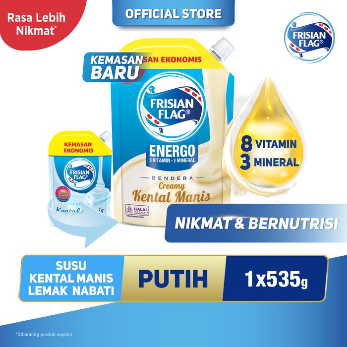 Gambar Frisian Flag Bendera Kental Manis Pouch 535g - Milk dari Frisian Flag Official Store Kab. Tangerang Tokopedia