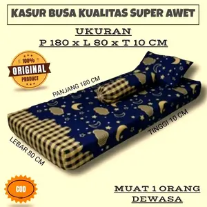 Kasur Busa D26 Berkualitas Ukuran 180x80x10 cm untuk Furniture Kenyamanan Maksimal dan Dukungan Tepat Muat 1 Orang