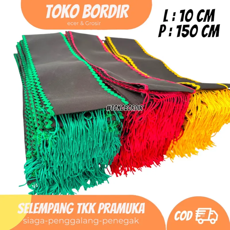 Selendang TKK Pramuka / Selempang Tetampan Tkk Pramuka ( Lengkap ) 4