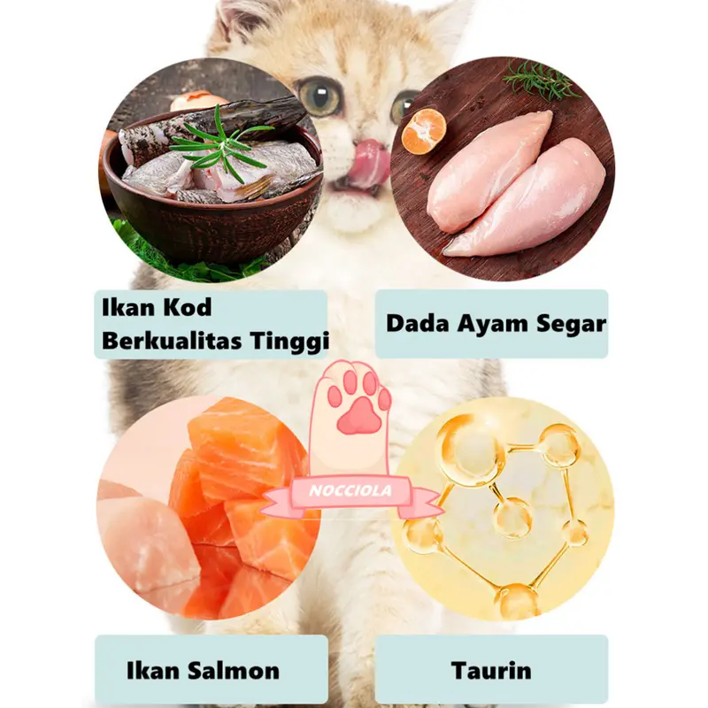 50pcs Snack Kucing Camilan Kucing Creamy Treats Kucing Snack Kucing Cat Treats Snack seaweed extract 24 bulan 2