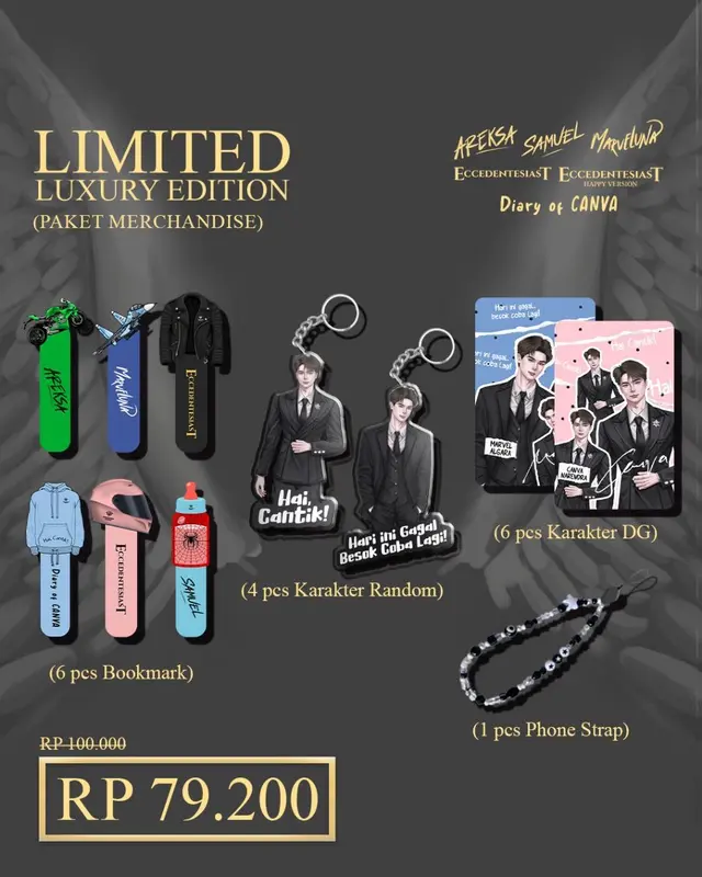 PAKET MERCHANDISE 3 NOVEL AKAD 2