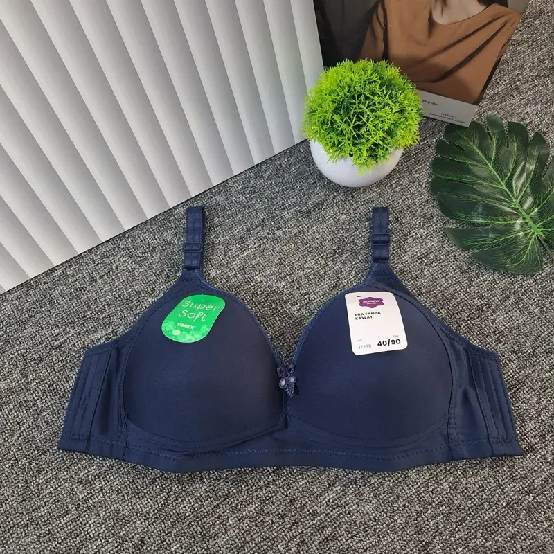Sorex 17239 Bh Tanpa Kawat Cup Besar Setara B-C Super Soft Basic Bra Wanita Busa Tipis 2