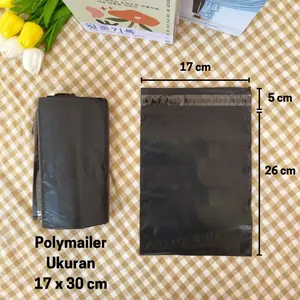 Plastik Polymailer 17x30 Plastik Packing Olshop Ukuran 17x26x5 cm untuk Kemasan Produk 10 lembar per paket