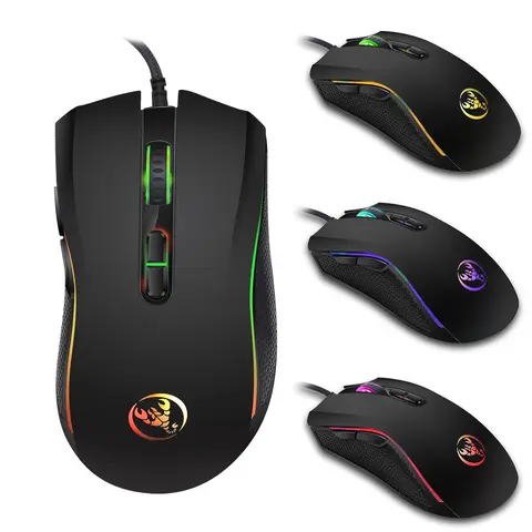 Chuột Gaming RGB A868 3200DPI – Chuột Chơi Game 7 Nút Công Thái Học, Có Nút Tắt LED, Chống Mỏi Cổ Tay