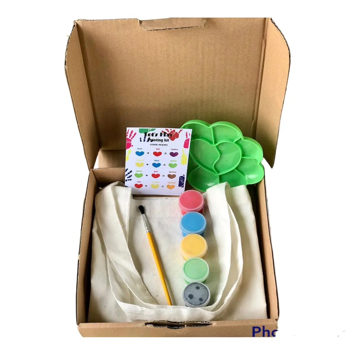 TOTE BAG PAINTING KIT MELUKIS TAS KANVAS BLACU CALICO