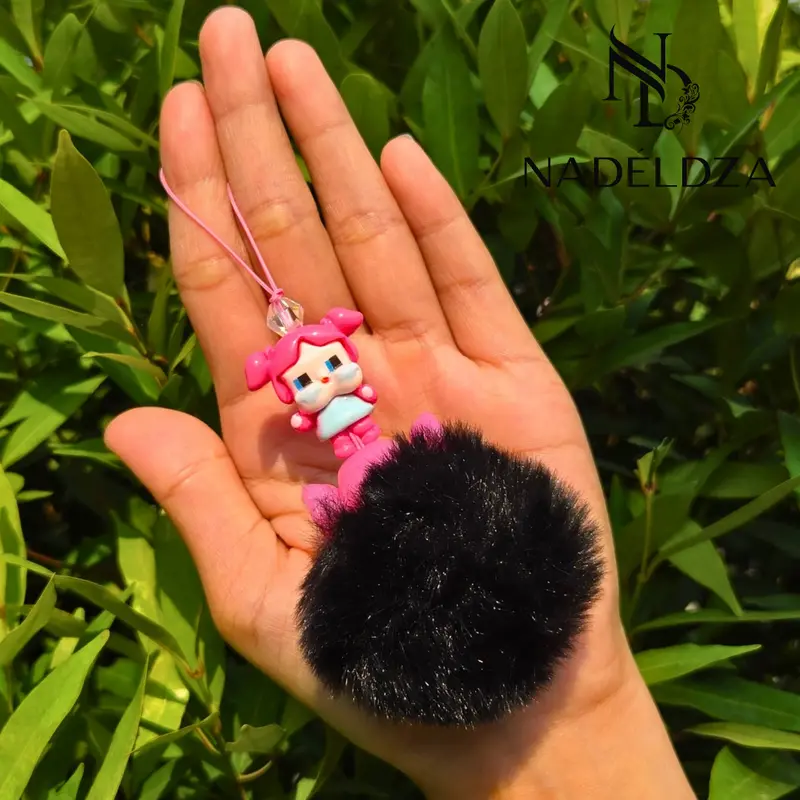 Nadeldza Phone Strap Cry Baby  Karakter Glow in the Dark Lucu Bag Charm/ Tali Gantungan HP Bag Charm CryBaby Glow in the Dark Lucu 5