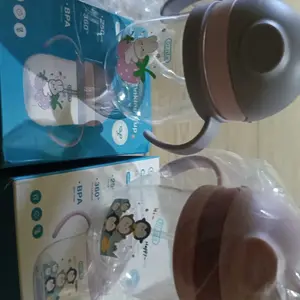 Dr. Isla Botol Minum Bayi & Anak 250ml/300ml Anti-Kolik dengan Pegangan Ergonomis & Sedotan Bisa Digigit BPA Free PP/Silicone Material 360° Anti-Bocor