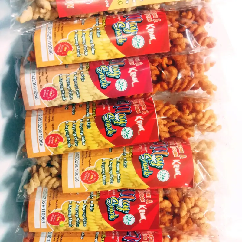 makaroni gandum  spiral 9 variasi rasa paket 10 pcs Bawang Food Noodles Pasta Macaroni Ayam Bbq   Snack Manis Pedas Jagung Cemilan Makanan kripik Keripik 6