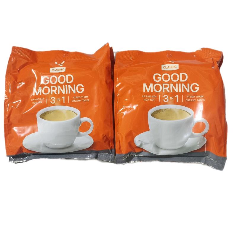 combo 2 bịch cà phê sữa trần Quang goodmorning Cafe Black Sesame cà phê hòa tan Coffee cà phê cà phê Đường bao bì mới có thể thay đổi