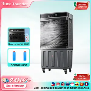 【Diskon waktu terbatas】TIXX Air Cooler Kipas Angin Pendingin Cold fan Tangki Besar 40L elektronik rumah tangga Kipas angin dingin angin tornado besar remote control Garansi 5 tahun dibuat di Jepang