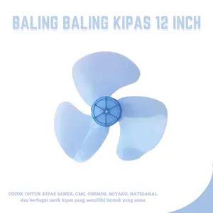 BALING BALING KIPAS ANGIN 12 INCH UNIVERSAL BALING 12 INCH PLASTIK FLEXIBLE