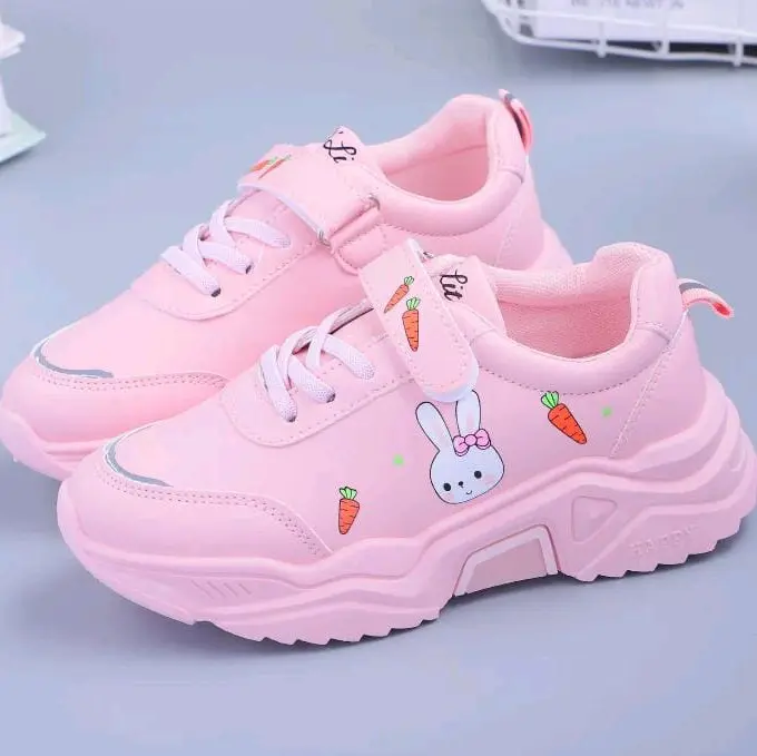 SEPATU SNEAKER ANAK PEREMPUAN SPORT IMPORT GAYA KOREAN STYLE TRENDY UKURAN 26-35 USIA 3-12 TAHUN KEKINIAN TERBARU TERMURAH VIRAL 2024 TERLARIS / SEPATU SEKOLAH TK SD Fashion