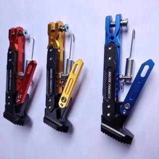 Chân chống nghiêng CNC dành cho mọi xe máy có thể tăng chỉnh ngắn dài cao cấp kiểu Rizoma phụ kiện đi kèm gồm 1 lò xo 1 ốc Phụ Tùng