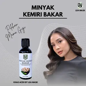 Minyak Kemiri Bakar Khas Aceh By Lea Mask Hitam Ketombe Rontok Kering