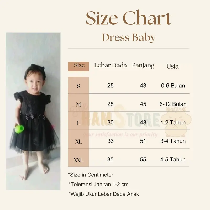 Fashion Dress Pesta Emerald Green Jotol Gaun Ulang Tahun Kondangan Anak Perempuan 6-12 Bulan Brukat Motif 5