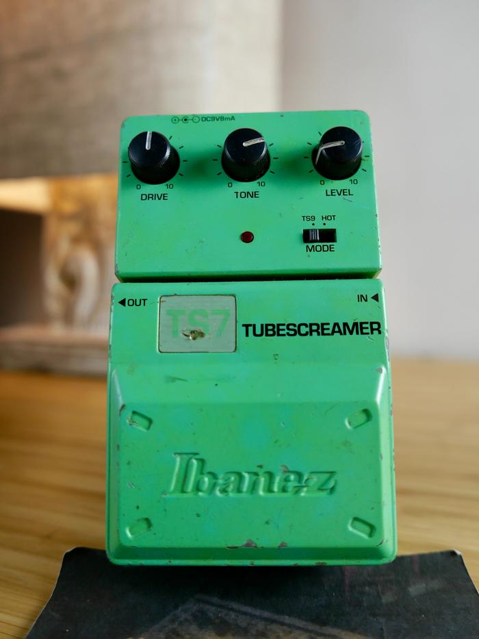 Jual Ibanez TS7 Tube Screamer ”25th Anniversary” Green Limited