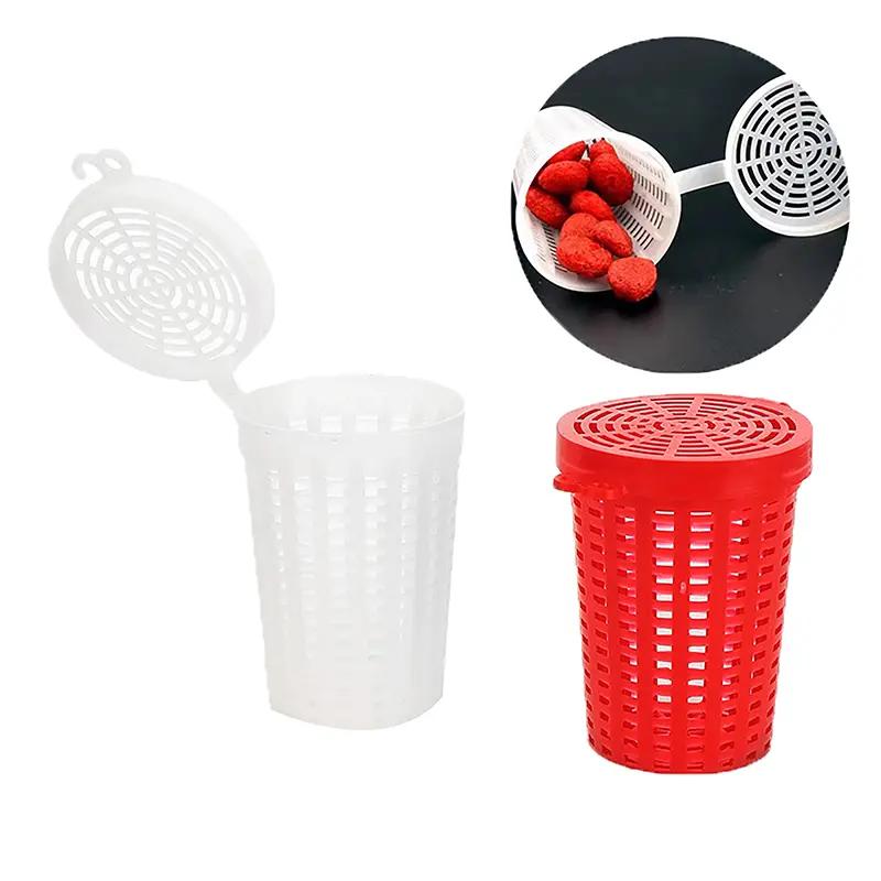 5pcs nhựa câu cá mồi giữ thức ăn lồng mồi đánh cá giỏ thu hút cá con tôm giun…