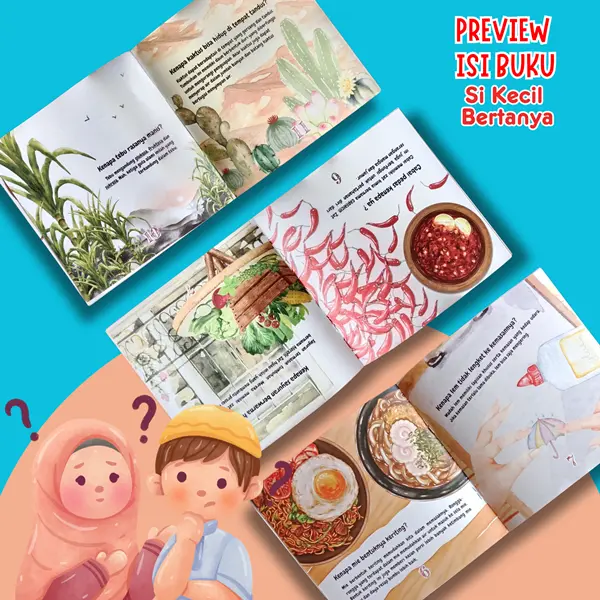 (ISI 9 BUKU) RANAH BUKU LITERASI - SI KECIL BERTANYA LENGKAP (Tumbuhan, Lingkungan Sekitar, Bawah Laut, Hewan, Penemuan Penting, Transportasi, Tubuh Manusia, Dinosaurus, dan Luar Angkasa) 8