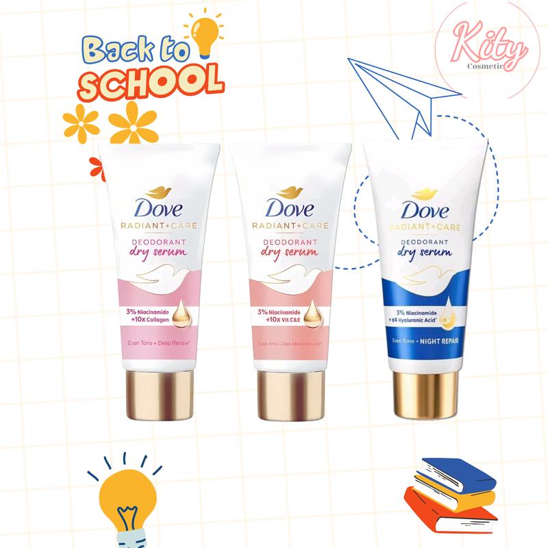 Dove Kem Khử Mùi Tinh Chất Sáng Mịn 40ml - Serum Dưỡng Da Sáng Mịn Với Collagen & Vitamin B3 Giúp Ngăn Mồ Hôi 48 Giờ