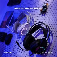 Gambar HEADSET REXUS THUNDERVOX HX14 RGB - Gaming Headset - White dari Techno Computer Bali Kota Denpasar 4 Tokopedia
