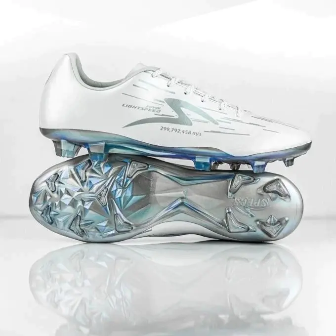 Sepatu Bola Specs Lightspeed Reborn FG Iluminate White Size 33-43 Free Box