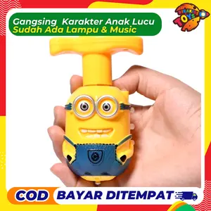 Mainan Anak Laki-Laki Perempuan VIral Gangsing Karakter Lampu Gasing Toys