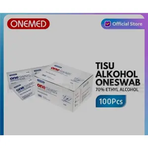 alcohol swab tisue alcohol onemed 100pcs