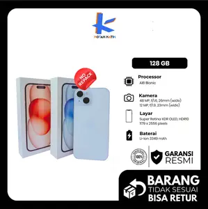 iPhone 15 128 GB Baru Garansi Resmi Indonesia