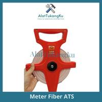 Gambar ATS Meter Tancap Roll Meteran Fiber Panjang 50 M / Meter Fiber Karet PVC dari AlatTukangku Kota Makassar 3 Tokopedia