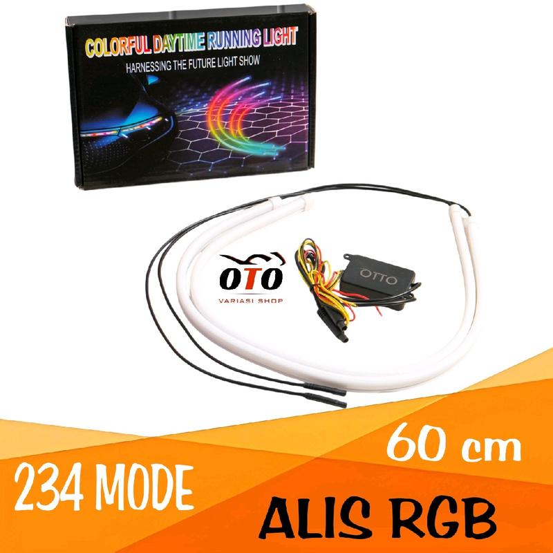 LAMPU ALIS RGB MATRIX WELCOME LIGHT 30CM & 60CM SELANG SEIN RUNNING MOBIL MOTOR 3