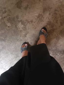 Product Review of Sandal pesta kondangan /bridal DR 05 hak kaca Wanita Karet from N**a 2