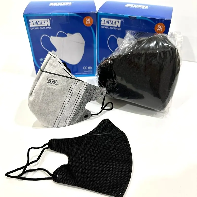 Masker Seven Duckbill 4ply isi 50 / Masker Duckbill 4 ply 0