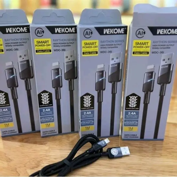 Cáp sạc tự ngắt thông minh USB to LIGHTNING  báo đèn
