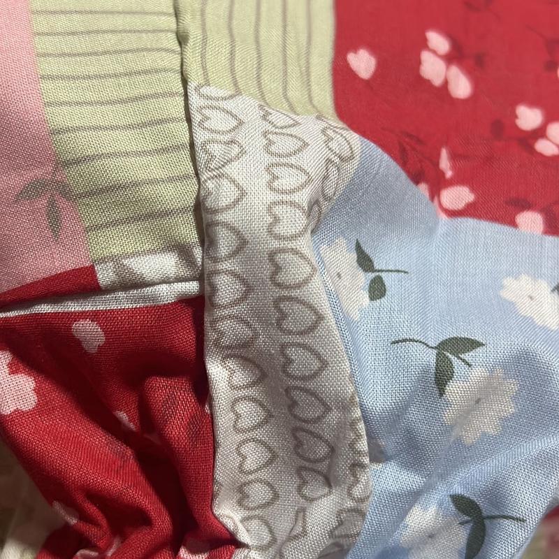 Seprai motif bunga bunga lengkap dengan sarung bantal 2