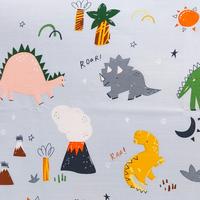 Gambar Sarung Bantal Anak Restking 38x58 cm Motif M007 - Dino Blue dari Clarissa Spring Bed Kota Bandung 3 Tokopedia