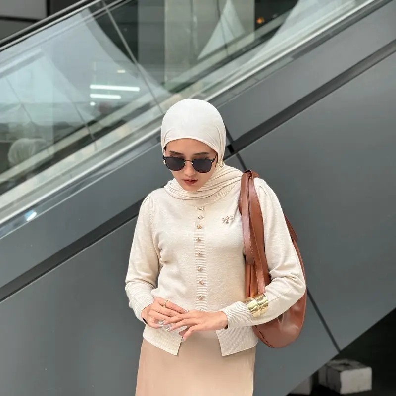 BYMOOZEE VELVE KNIT TOP / ATASAN RAJUT WANITA / SWEATER KNIT Knitwear 4