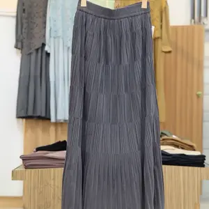 Rok prisket suede panjang 90 cm