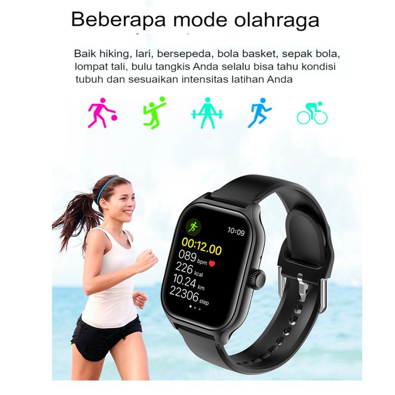 (BISA COD) Jam Tangan Pintar 2024 Smartwatch GTS 4 Watch Series 9 Anti Air Fitur Panggilan Bluetooth Kalkulator Pemantauan Kesehatan Olahraga 5