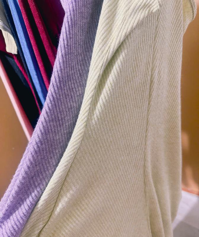 (M04) - Đầm thun gân cotton body ba lổ nhúng eo duyên dáng 6