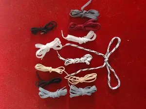 Tali Sepatu Sneakers dan Casual - Pilihan Warna Variasi untuk Gaya Anda Shoe Bahan Katun & Poliester Ukuran 100cm Setiap Pasang 2 Helai