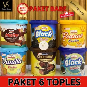 (PAKET BABEE DAPAT 6 TOPLES) PAKET LENGKAP JAJAN LEBARAN  Gift Food Makanan Snacks Cemilan